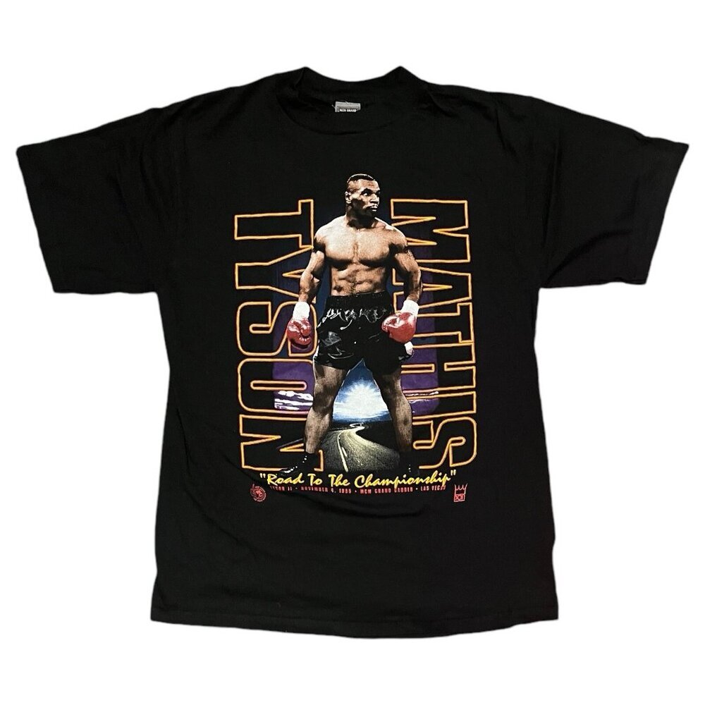 Mike Tyson Boxing “Road To The Championship” t-shirt 1995 MGM Grand Garden Large